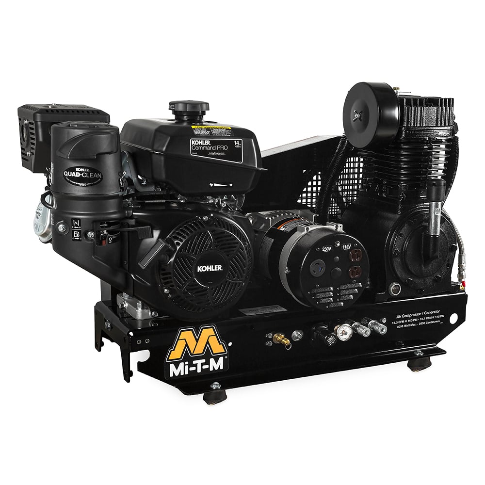 MI-T-M AG2-SK14-B Base-Mount 429cc Kohler Combo Generator