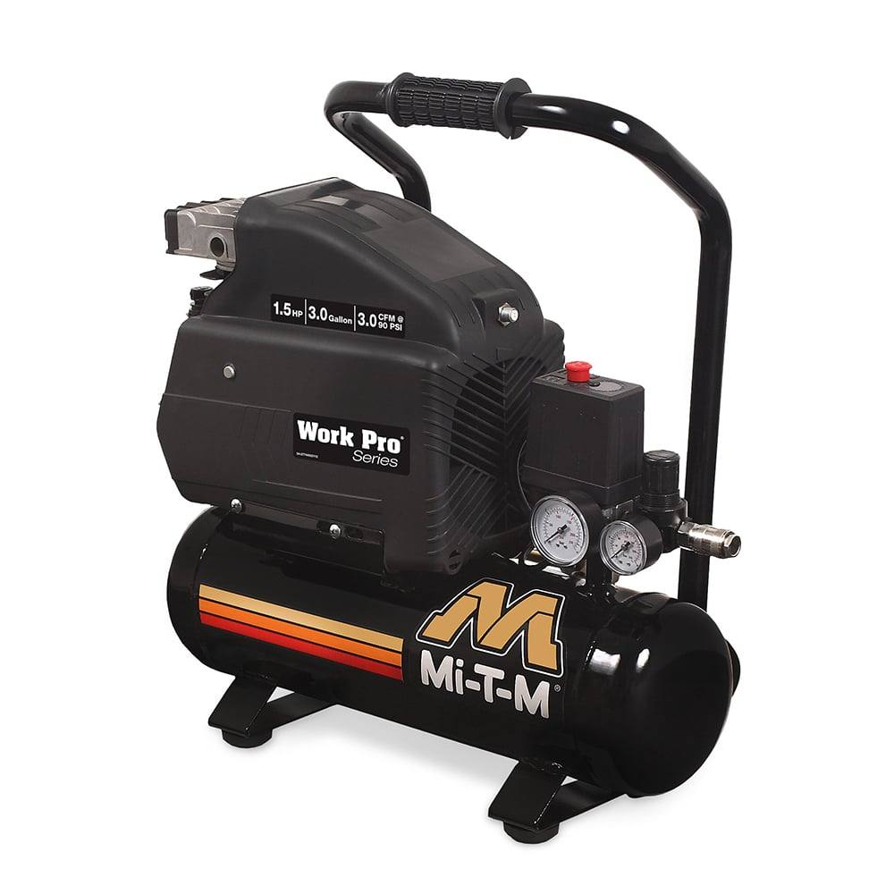 MI-T-M AM1-HE15-03M 3-Gallon 1.5 HP Electric Air Compressor