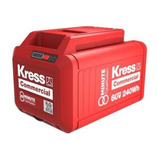 Kress KAC804 Commercial - Grade 60V CyberPack 4Ah/240Wh 8 - minute Charge Battery - SLE Equipment - 1