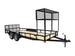 Utility Trailer 6.4' X 18' Tandem Dovetail With Cage