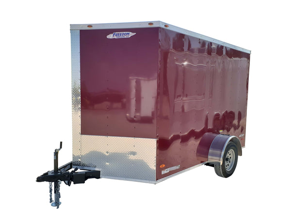 Enclosed Trailer 7' X 10' Brandy Wine Custom Equipment