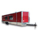 8.5' x 30' Victory Red Concession Food Trailer with Restroom