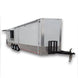 8.5' x 27' White Concession Food Trailer