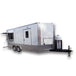 8.5' x 18' White Concession Food Trailer With Appliances