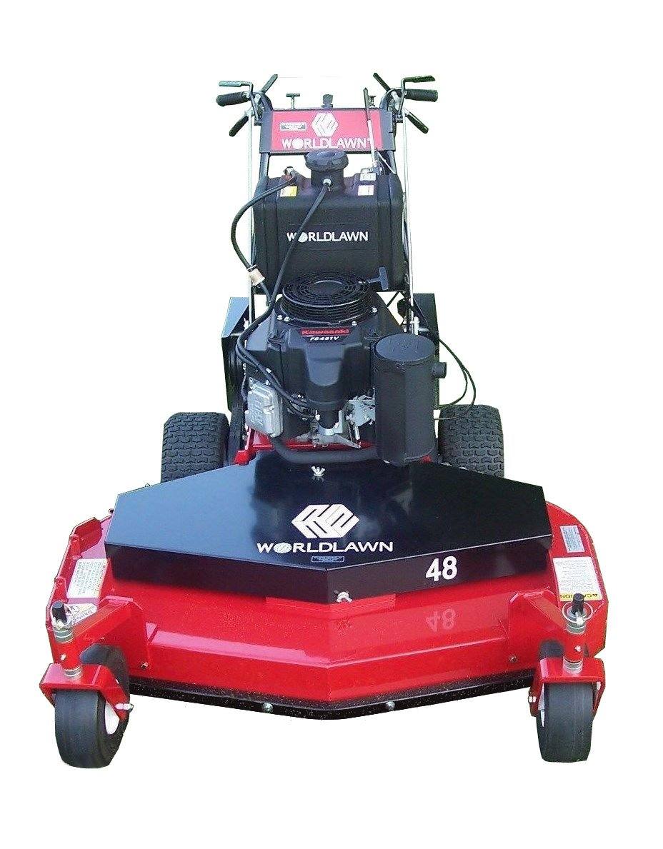 WorldLawn 48" Walk Behind Mower Front