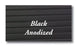 Sure - Loc A180416B 1/8"x4"x16' Black Anodized Crisp Aluminum Edging - SLE Equipment - 2
