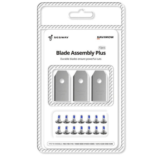 Segway Navimow Blade Assembly Plus for all Navimow Robotic Mowers, 12 Pieces - SLE Equipment - 1