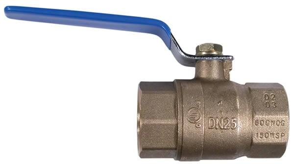 BE 91.000.006 - 1.25" Full Port Brass Ball Valve 600 PSI - SLE Equipment - 1