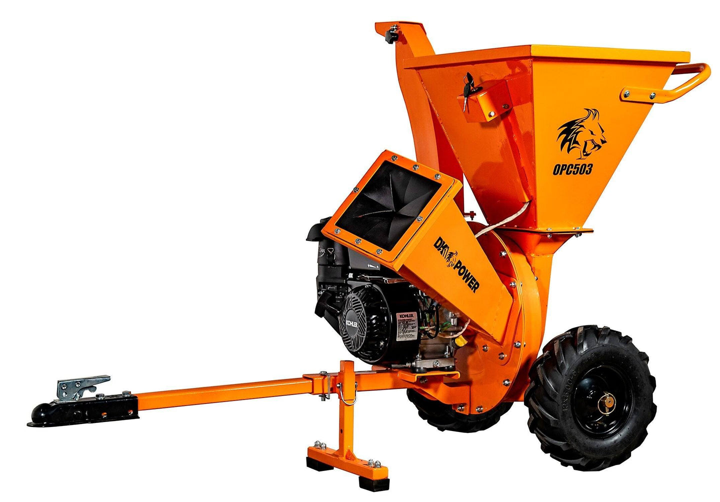DK2 OPC503 Towable Direct Drive 7 HP Kohler Chipper Shredder