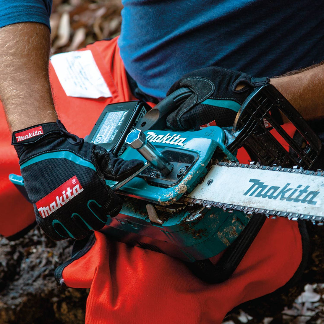 Makita XCU07PT 36V (18V X2) LXT Brushless 14" Top Handle Chainsaw Kit (5.0Ah) - Includes 2 Batteries and Dual - Port Rapid Charger - SLE Equipment - 19