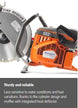 Husqvarna K970 Power Cutter 14" 94cc Concrete Stone Metal Construction - SLE Equipment - 4