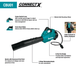 Makita CBU01Z 40V ConnectX Brushless Blower 157 MPH - SLE Equipment - 2