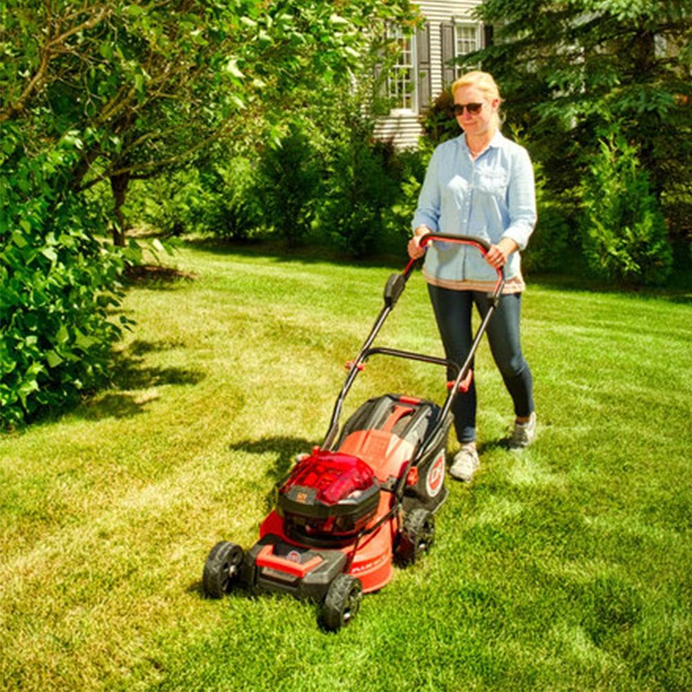 DR Power 424120 62V Battery Powered 16" Lawn Mower Front Right View