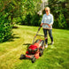 DR Power 424120 62V Battery Powered 16" Lawn Mower Front Right View