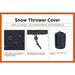 Classic 52 - 224 - 040401 - RT Two - Stage Snow Thrower Cover with Tall Chute - SLE Equipment - 4