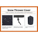 Classic 52 - 224 - 040401 - RT Two - Stage Snow Thrower Cover with Tall Chute - SLE Equipment - 4