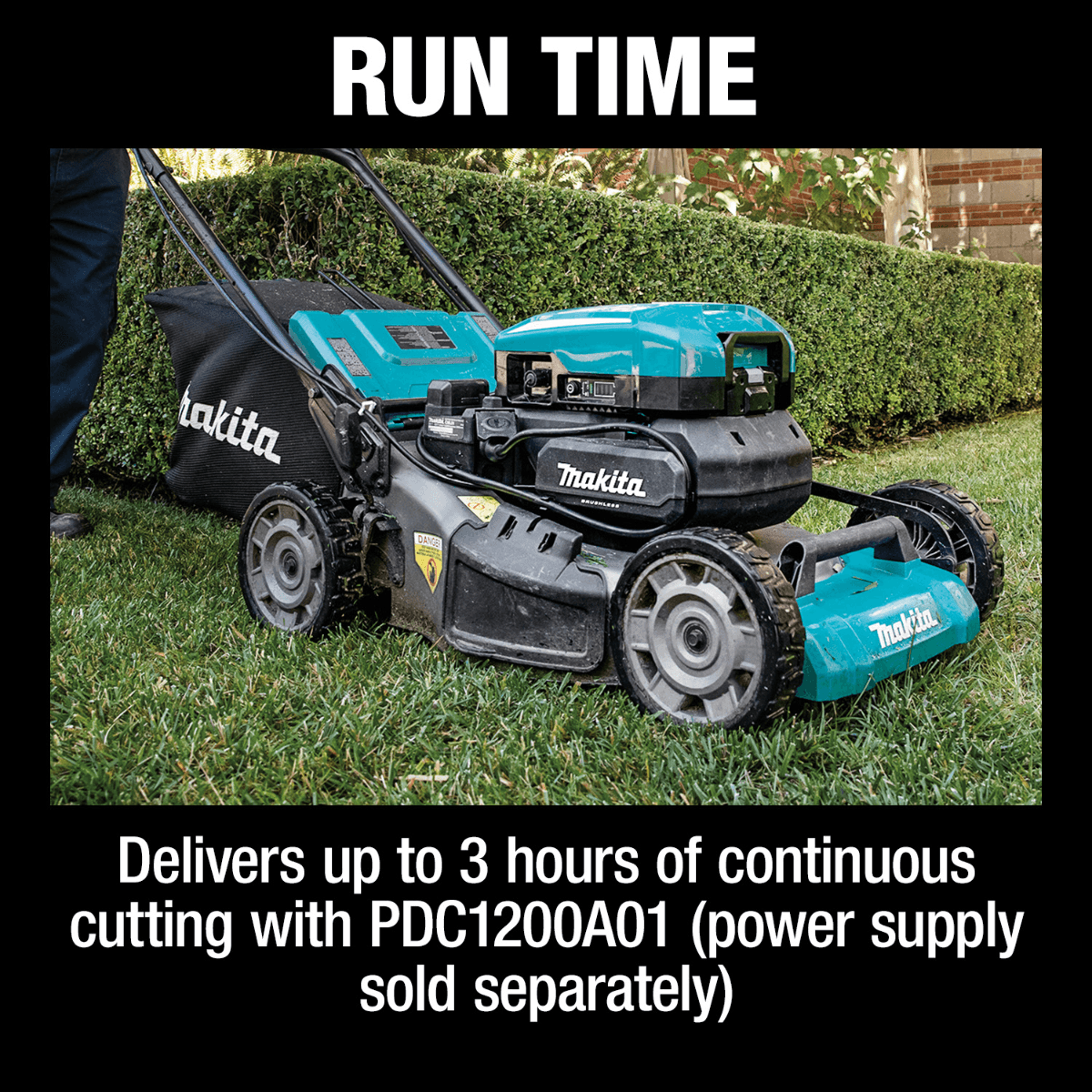 Makita CML01Z 40V ConnectX Brushless 21" Self?Propelled Lawn Mower - SLE Equipment - 8