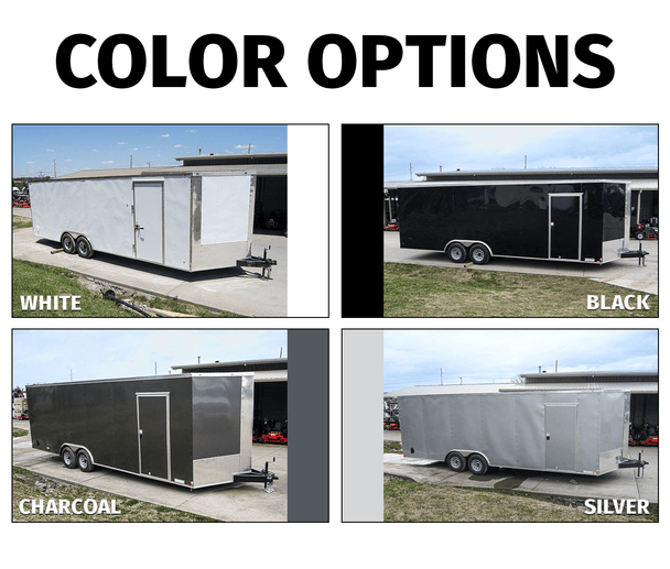 8.5x24 V - Nose Enclosed Trailer (2) 5,200lb Axles 10.4k GVWR - SLE Equipment - 2