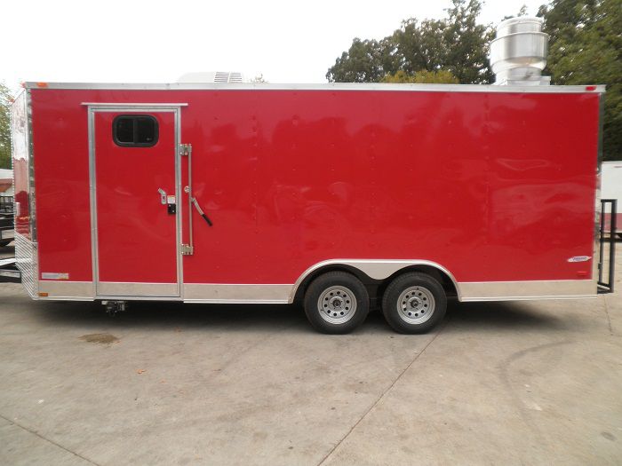 Red Concession Trailer 8.5'x20'