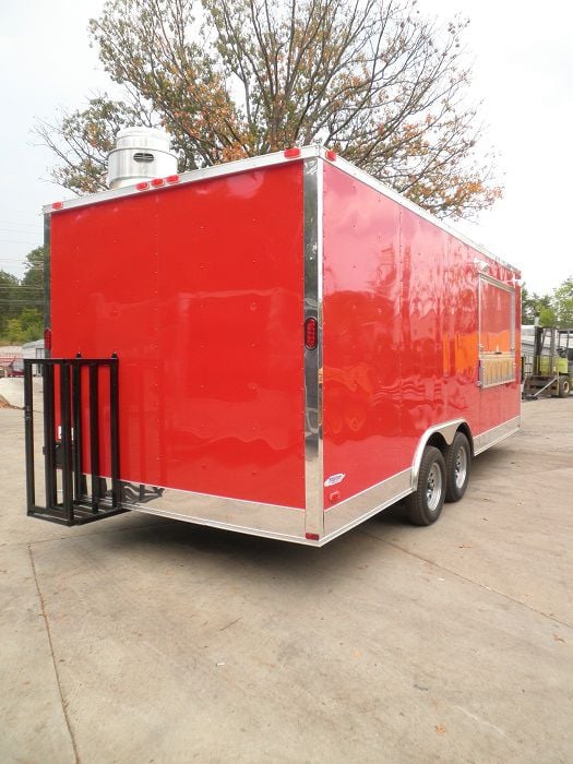 Red Concession Trailer 8.5'x20'