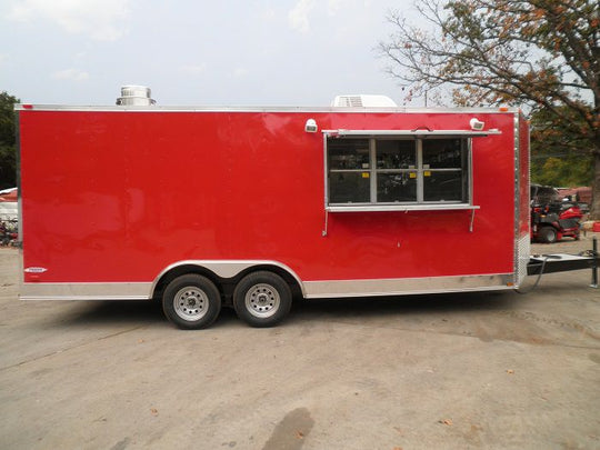 Red Concession Trailer 8.5'x20'