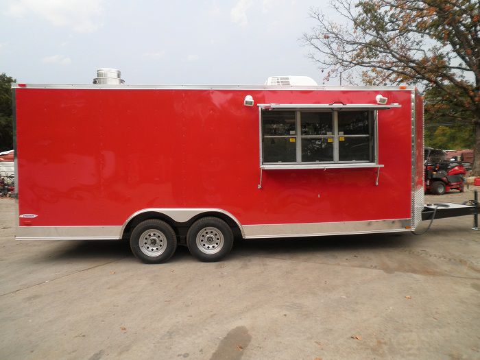 Red Concession Trailer 8.5'x20'