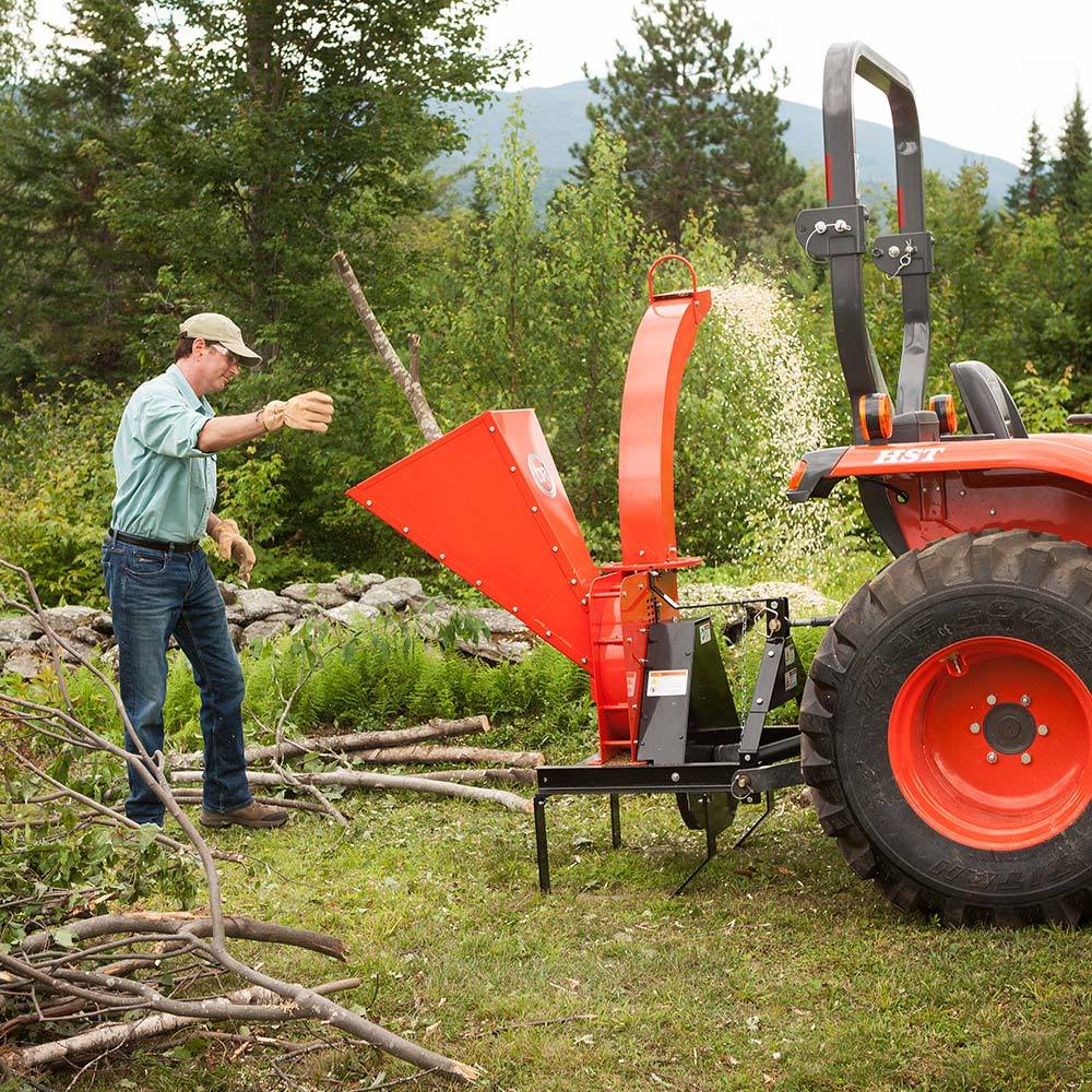 DR Power CP550403PN PTO Driven Wood Chipper Self Feeding