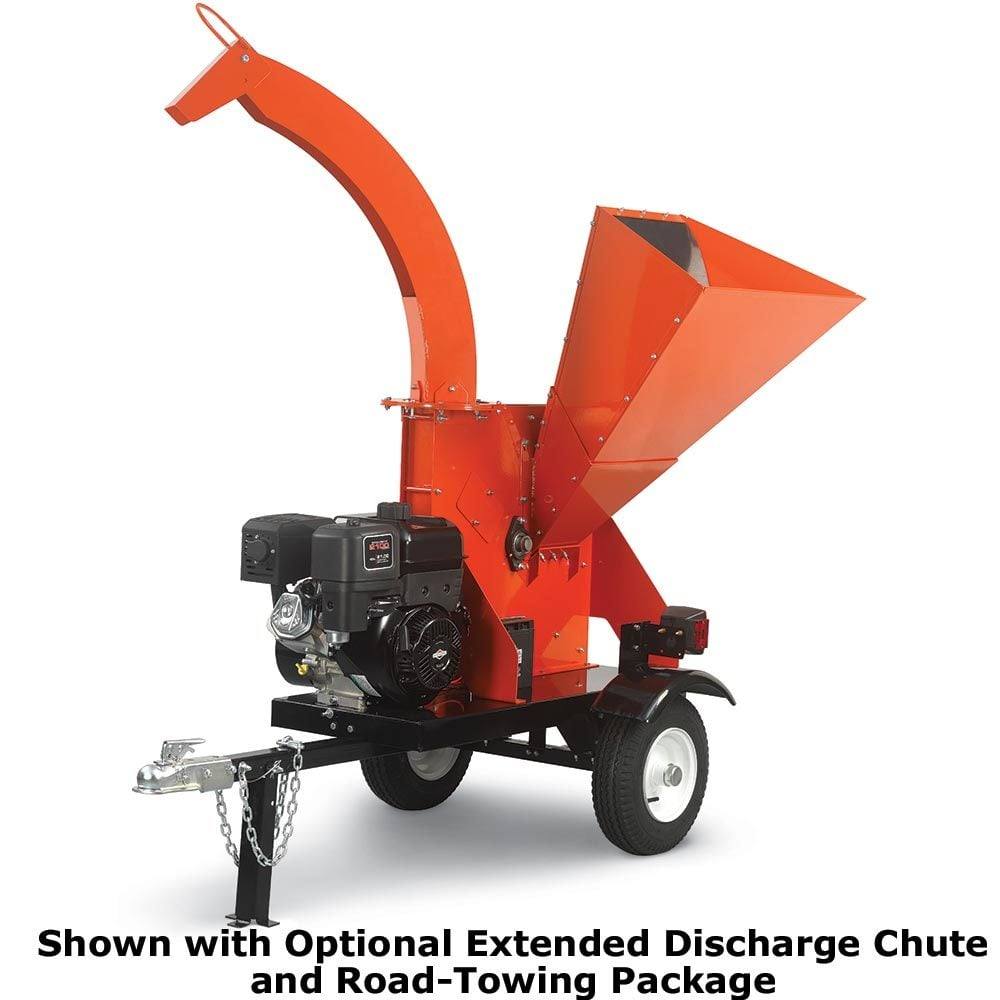 DR Power CP55047BMN Self Feeding Wood Chipper Front Left View