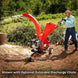 DR Power CP55047BEN Self Feeding Wood Chipper Rear Right View