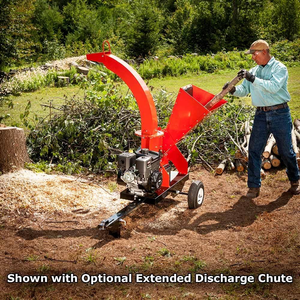 DR Power CP55047BMN Self Feeding Wood Chipper Front Left View