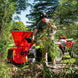 DR Power CS35050BEN 13.5 HP Briggs Chipper Shredder Front Left