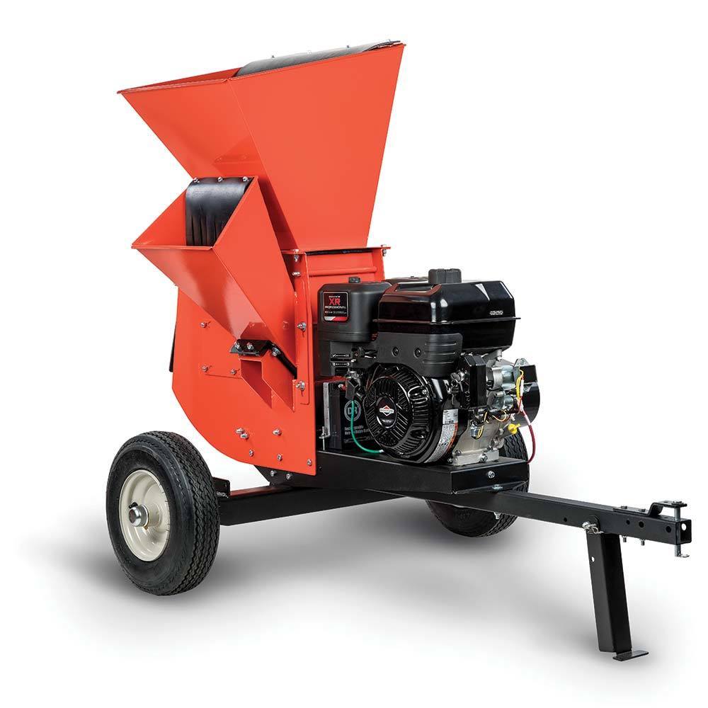 DR Power CS35050BEN 13.5 HP Briggs Chipper Shredder Front Left