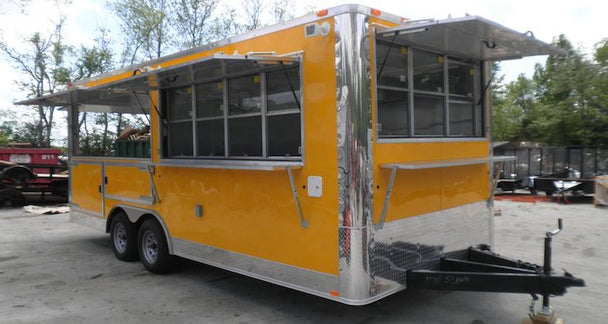 Yellow Concession Trailer 8.5'x20'