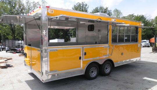 Yellow Concession Trailer 8.5'x20'