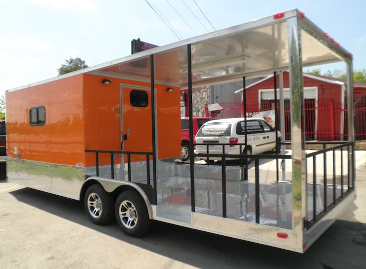 Orange Concession Trailers 8.5'x24'