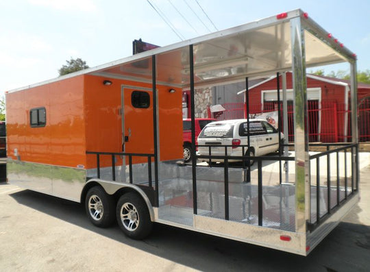 Orange Concession Trailers 8.5'x24'