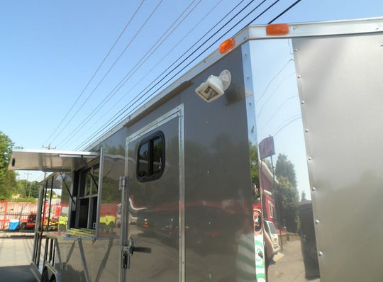 Beige Concession Trailer 8.5' x 26'