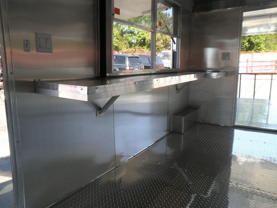 Beige Concession Trailer 8.5' x 26'