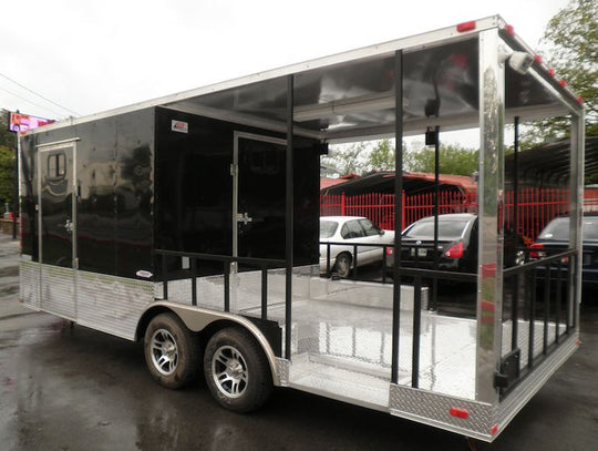 Black Concession Trailer 8.5'x20'