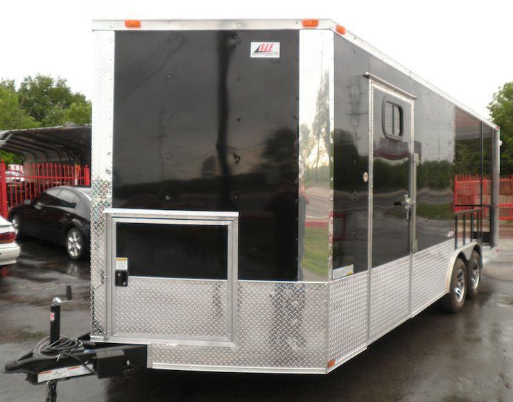 Black Concession Trailer 8.5'x20'