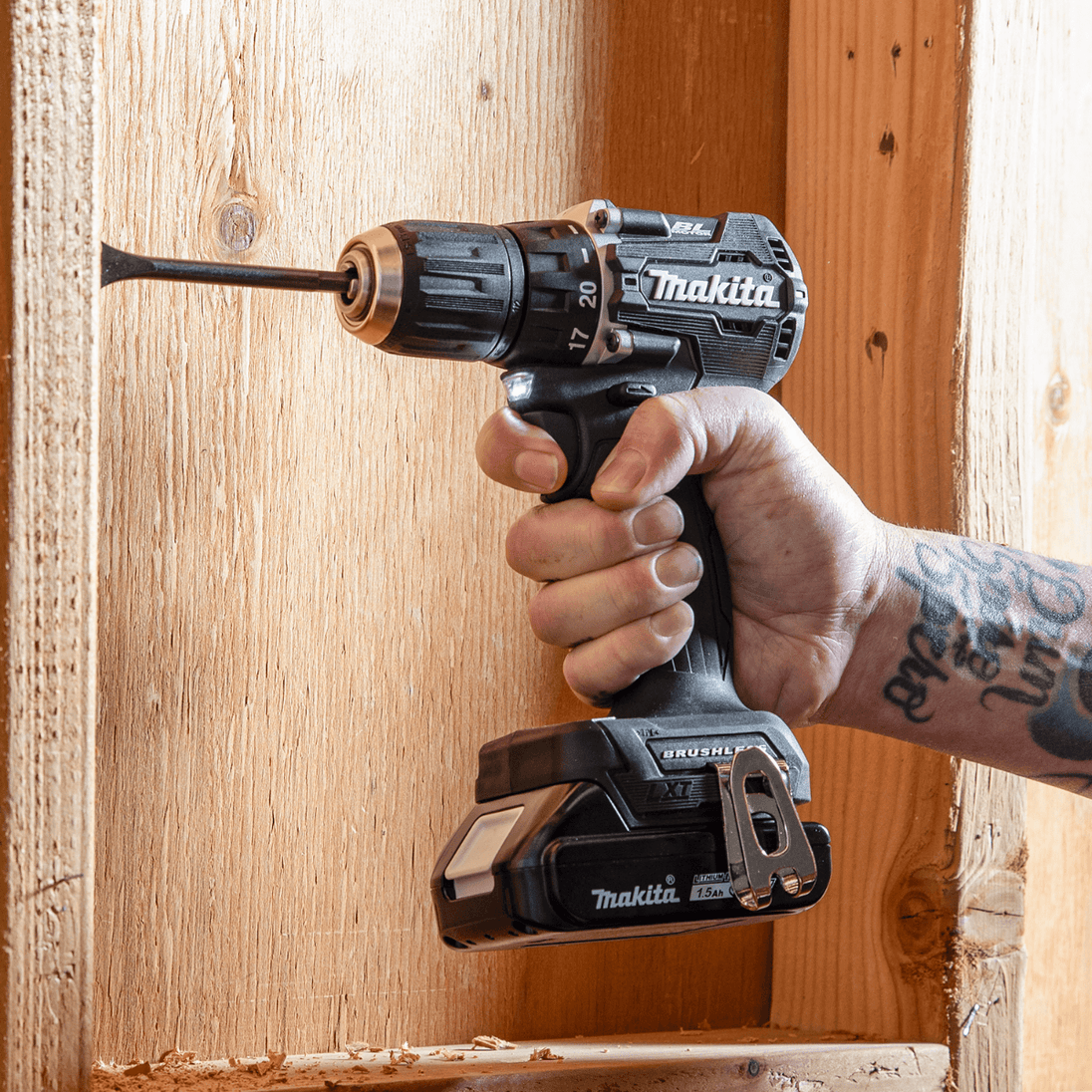 Makita CX203SYB Sub‑Compact Brushless Cordless 2‑Pc. Combo Kit 18V LXT 1.5Ah - SLE Equipment - 7