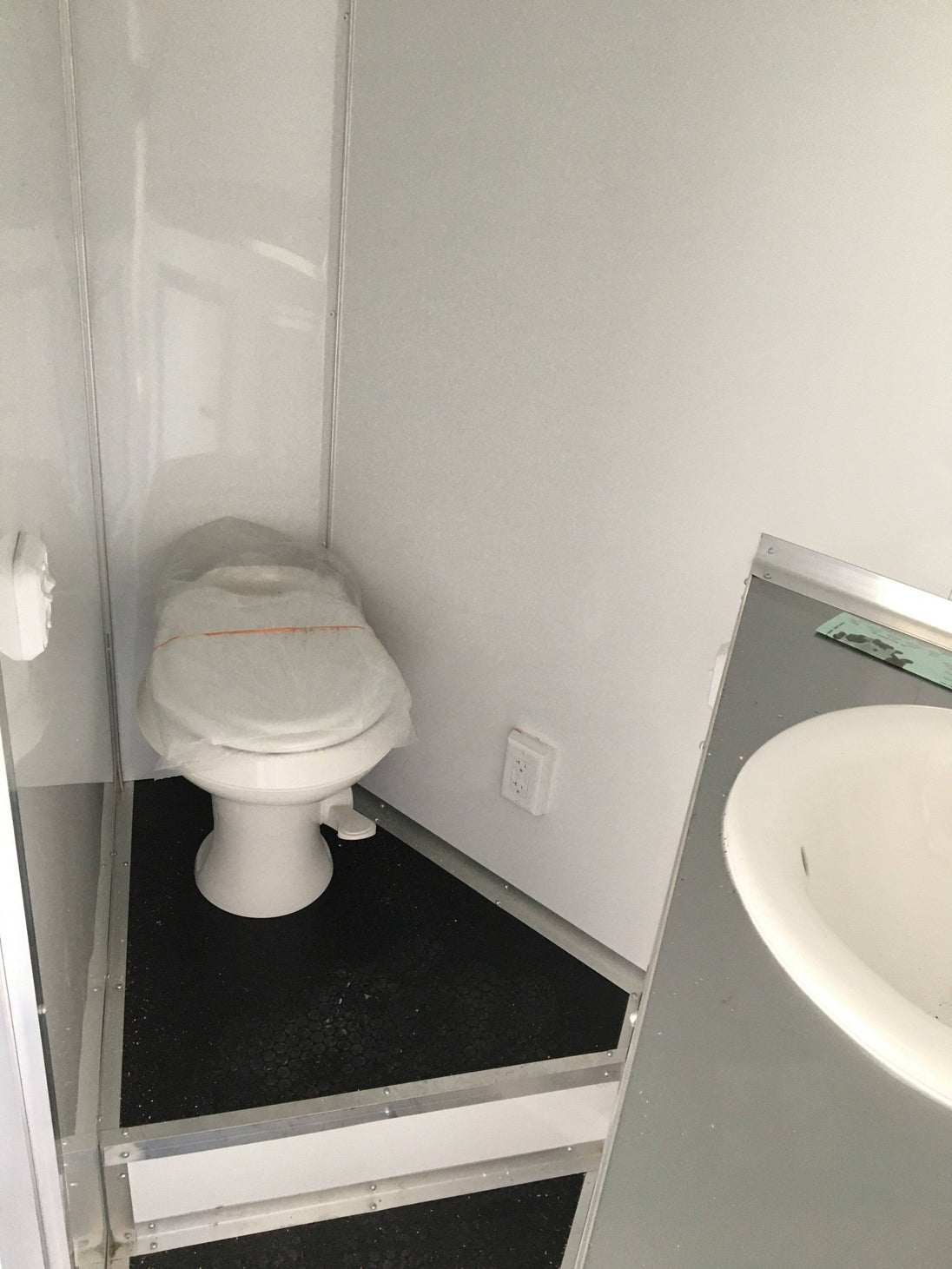 8.5' x 20' Charcoal Gray Custom Office Enclosed Trailer - SLE Equipment - 19