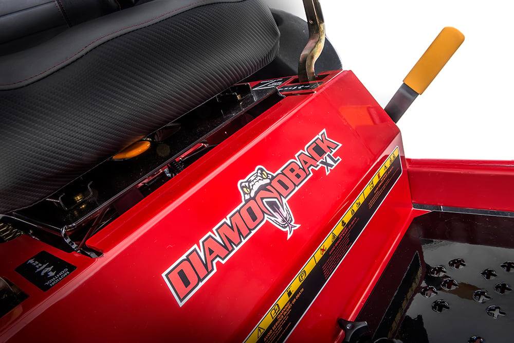 WorldLawn DiamondBack XL Zero Turn Mower Front Low Right