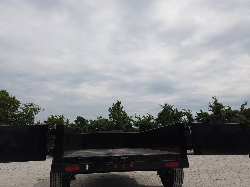Heavy Duty Hydraulic Dump Trailer 5' X 8' With Brake 18 Inch Sides