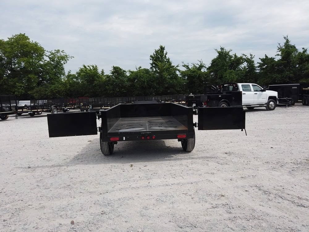 Heavy Duty Hydraulic Dump Trailer 5' X 8' With Brake 18 Inch Sides