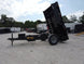 Heavy Duty Hydraulic Dump Trailer 5' X 8' With Brake 18 Inch Sides