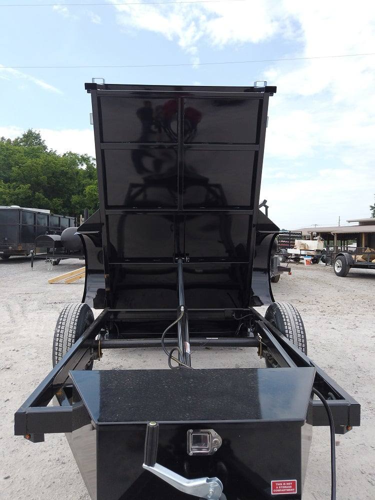 Heavy Duty Hydraulic Dump Trailer 5' X 8' With Brake 18 Inch Sides