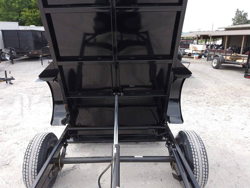 Heavy Duty Hydraulic Dump Trailer 5' X 8' With Brake 18 Inch Sides