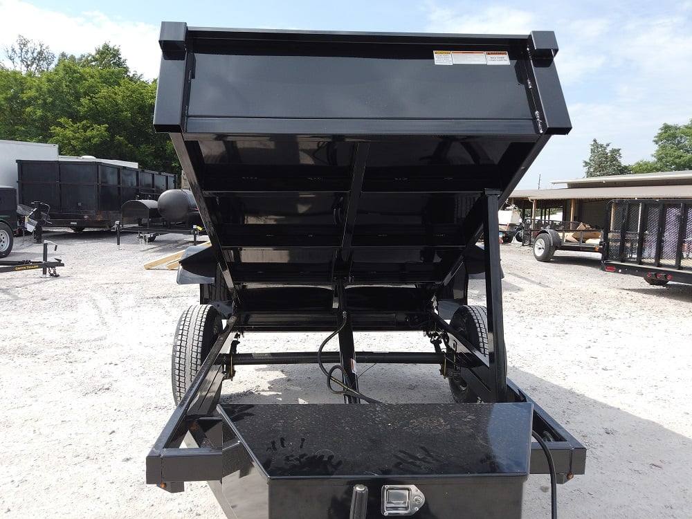 Heavy Duty Hydraulic Dump Trailer 5' X 8' With Brake 18 Inch Sides