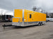 8.5' x 24' Yellow Food Concessions Trailer